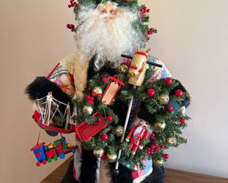 Moss Creek Studio Santa with Custom Quilted Jacket- $85