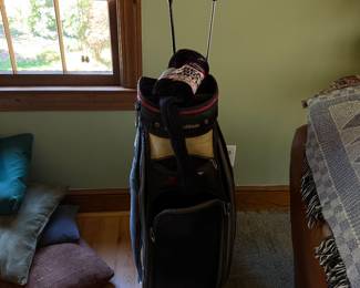 Vintage Taylor Made Golf Bag and 2 Clubs- Callaway Big Bertha and Callaway Great Big Bertha- $175 for all