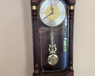 Seiko Stately Pendulum Wall Clock- $200