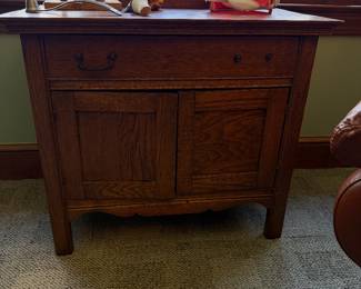 Antique 2 Door Cabinet- $100- 28 inches tall, 33 inches wide, 18 inches deep