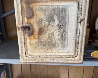 Antique Schepps Metal Cake Box- $50