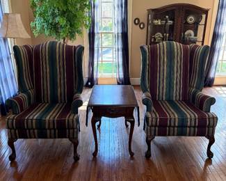 Custom Wingback Set of Chairs- $200 for both