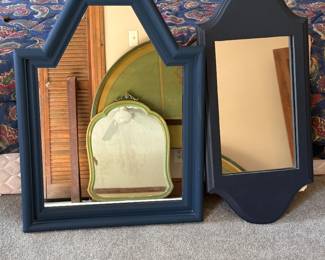 Vintage Wooden Mirrors- $30 for both