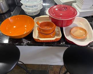 Ceramic Pan and Bowl set- $35 for all
