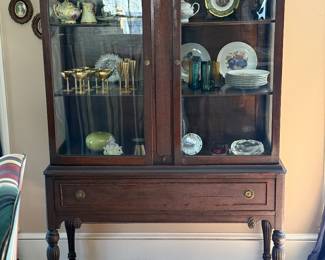 Antique China Cabinet- $650- 66 inches tall, 42 wide, 17 deep