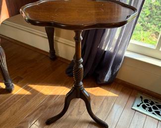 Antique Brandt Side Table- $75- 27 inches tall, 22 wide and deep