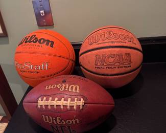 Set of 3 Wilson Balls- $25 for all 3