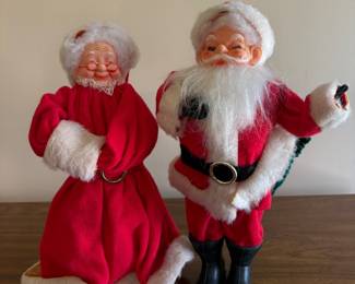 Vintage Santa and Mrs. Claus $35 for both