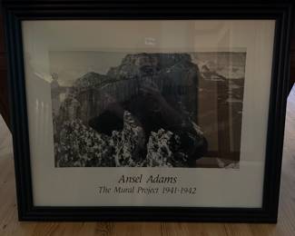 Ansel Adams- $40- 26 inches tall, 32 wide