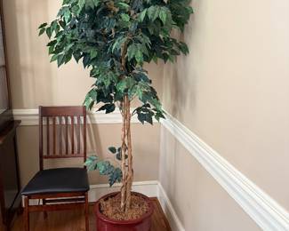 Faux Tree in Ceramic Pot- $30