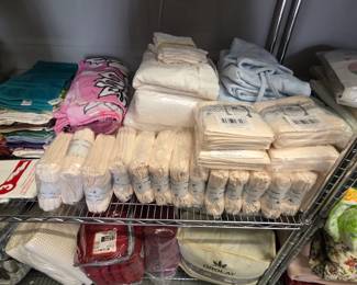 towels, sheets