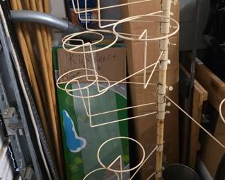 vintage hat rack display