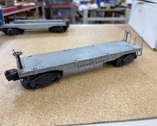 Flat model train car