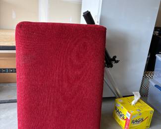 Ottoman for red futon couch $20