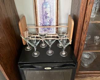 Wine refrigerator.