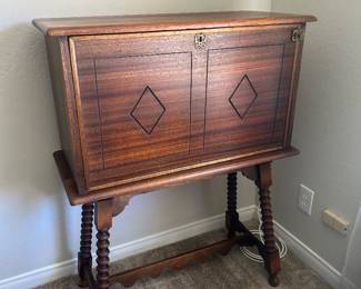 Beautiful antique drop front desk.