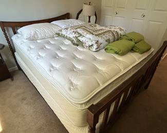 Ultra plush pillow top mattress.