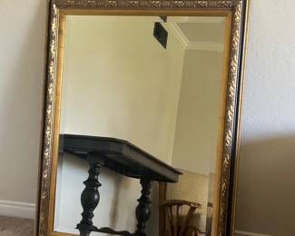 Large mirror.