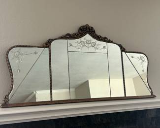 Antique mirror.