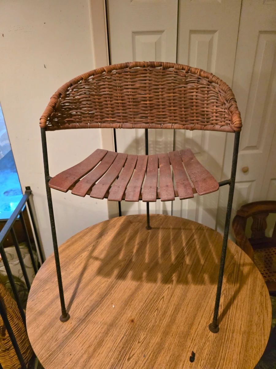 Arthur Umanoff Cane / Slatted Chair