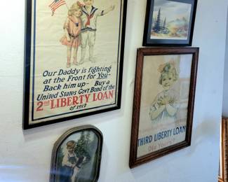 Antique US Liberty Loan Posters