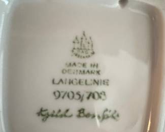 Royal Copenhagen "Storkereden" Mini Plates by Kjeld Bonfils