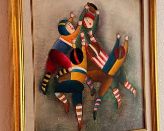 Figurative Painting Signed "Joyce Roybal"