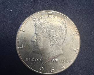 1964 John F. Kennedy Half Dollar Coin