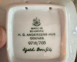 Royal Copenhagen "Storkereden" Mini Plates by Kjeld Bonfils