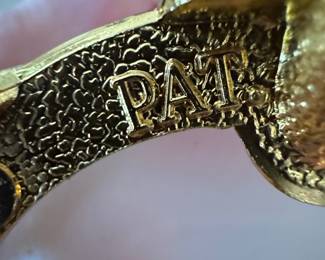 Neiman Marcus Crystal Candle Holders with Gold Tone Stand