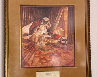 Scott Gustafson "Little Red Riding Hood" Framed Art Print