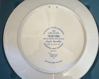 Goebel "Traditions" Third Limited Edition Plate by Laszlo Ispanky