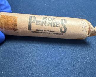 50 Pennies Roll - 1961 "Steel-Strong" Tubular