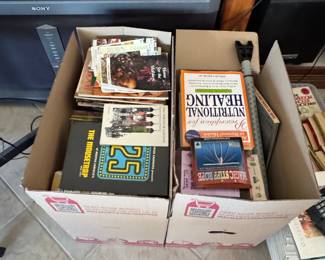 Mixed Media Collection: DVDs, VHS, Books, CDs