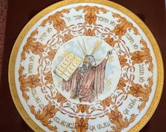 Goebel "The Ten Commandments" Limited Edition Collector Plate by Lazlo Ispanky