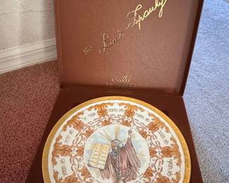 Goebel "The Ten Commandments" Limited Edition Collector Plate by Lazlo Ispanky