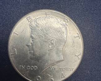 1964 Silver Kennedy Half Dollar