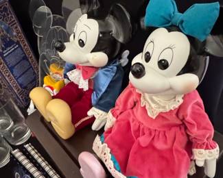 Vintage Mickey and Minnie Mouse "Sweetheart" Dolls