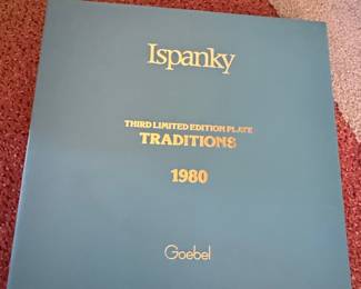 Goebel "Traditions" Third Limited Edition Plate by Laszlo Ispanky