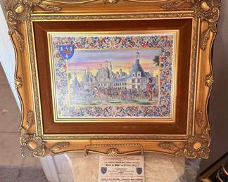 Royal Delft "The Hunting Departure of François I at Chambord" Porcelain Miniature by Jean Gradassi