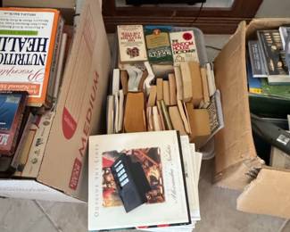 Mixed Media Collection: DVDs, VHS, Books, CDs