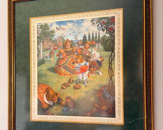 Alice in Wonderland "Queen of Hearts" Print by Scott Gustafson