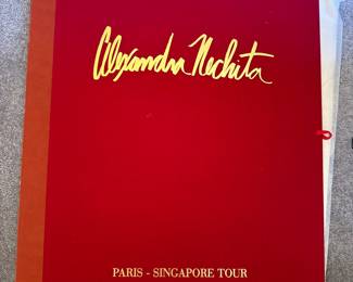 Alexandra Nechita "Paris - Singapore Tour" Lithograph