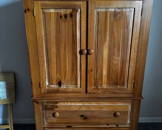 Broyhill Fontana Solid Pine Armoire