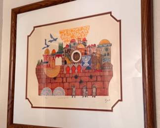 Amram Ebgi Jerusalem Limited Edition Print