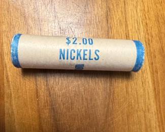 Roll of 40 United States Nickels