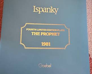 Goebel "The Prophets" Limited Edition Collector Plate