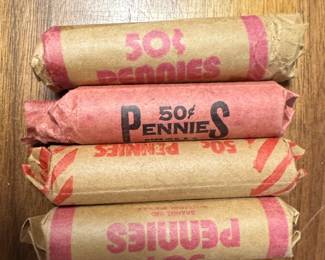 Rolls of Pennies (50 Cents Each) - Brandt, Inc.