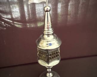 Silver-Plated Besamim Spice Tower