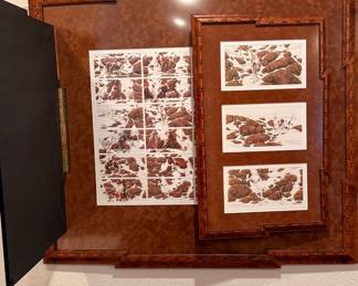 Bev Doolittle "Hide and Seek" Art Print Collection in Ornate Frame